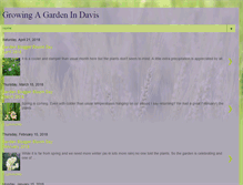 Tablet Screenshot of growingagardenindavis.com
